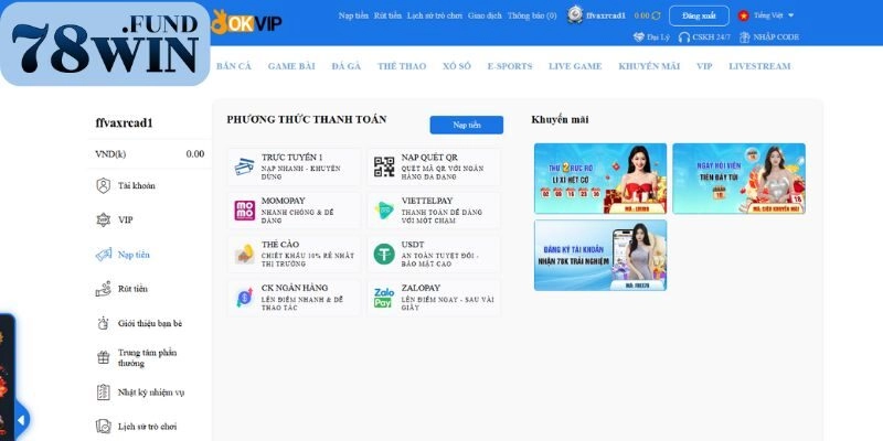 4 bước nạp tiền thành công trong thời gian ngắn cho mọi thành viên